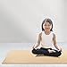 BASICALLY PERFECT Cork Yoga Mat w/Natural Rubber, Non-Toxic, Non-Slip, Even Grippier w/Sweat at Hot Yoga, No Yoga Towel Needed, 72