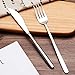 Portable Stainless Steel Flatware Set, Travel Camping Cutlery Set, Portable Utensil Travel Silverware Dinnerware Set with a Waterproof Case (6pcs Stainless steel Flatware Set)