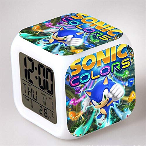 LINGJIA Sonic Hedgehog Watch Sonic The Hedgehog Action Figure Anime Game Sonic Tails Knuckles The Ec