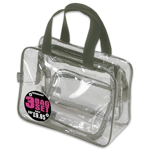 JODA Clear 3 Bag Travel Set Amazon.co.uk Beauty