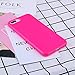 FGA iPhone 8 Plus Case, iPhone 7 Plus Case for Girls, Sugar Candy Cute Shockproof Protective Slim-fit Solid Color Flexible Soft TPU Gel Case for iPhone 8 Plus(2017), iPhone 7 Plus(2016)(Hot Pink)