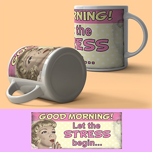 Original Metal Sign Co Mug Let The Stress Begin