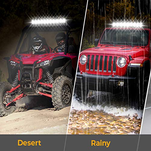 JoyTutus 32" Curved LED Light Bar, 378W Car Work Light Bars for Trucks