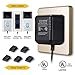 ODELENWA 18V Doorbell Transformer, Power Adapter Compatible with Smart Video Doorbells, UL Certified 3M Cable Power Supply, Black