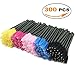 Mascara Brushes, LEOKOR Disposable Mascara Wands Eye Lash Brushes Eyelash Applicators Makeup Brush Kit (300 Pcs)