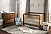 DaVinci Highland 4-In-1 Convertible Crib with Toddler Rail, Chestnut with Natural