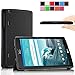 Infiland LG G PAD X8.3 Shell Case, Ultra Slim Tri-Fold Case Cover for LG G PAD X 8.3 4G LTE Verizon Wireless 8.3-Inch VK815 Tablet Only (LG G PAD X8.3 VK815 Tablet, Black)