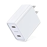 25W Samsung S25 Charger Dual USB C Power Adapter Charger Block Fast Charging for Samsung Galaxy S25 Edge/A56/A36/A16/A26/S25 Ultra/S25 Plus/S24 Ultra/S24FE/S23FE/S22 Ultra, iPhone 16e/16 Pro Max/16