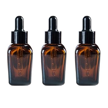 Download Amazon Com 3 Pcs 50ml 1 67oz Amber Square Glass Dropper Bottle Empty Refillable Essential Oil Container With Black Head Cosmetic Dropper Jar Pot Perfume Dispense Sample Vial Tube For Travel Home Beauty