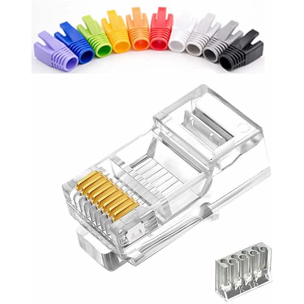 Shielded RJ45 CAT6 Cat 6A Connectors Pass Through Connector, 53% OFF