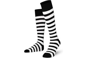 Mysocks Women/Men Knee High Socks |Extra Fine Combed Cotton | Multi Stripe Design| Seamless Toe | Soft Latex Band