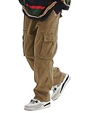 ZAFUL Men's Wild Cargo Pants Loose Fit Y2K Pants