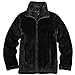 Ladies Plush Jacket Front YKK Zip, With 2 Front Pocket Soft Hand Feel,Black,XX-Large