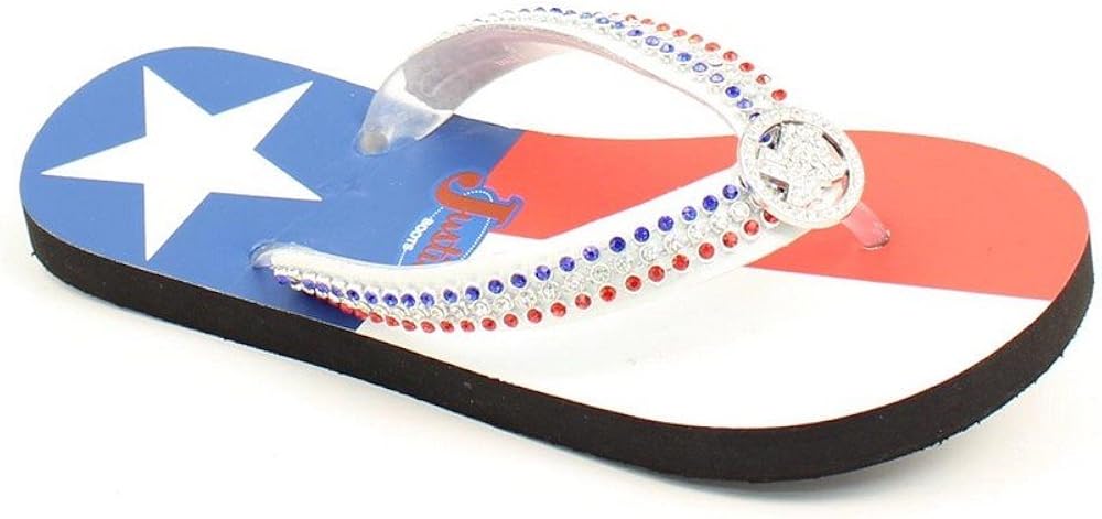 justin ladies flip flops