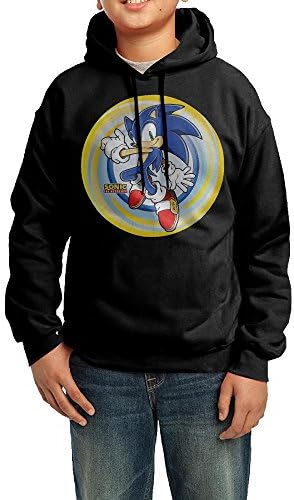 Moka7u Big Boys Sonic The Hedgehog Hoodie