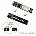 QNINE M.2 SATA SSD to A1465 A1466 Adapter for MacBook Air SSD 2012 Year Only, HDD Hard Disk Drive Converter Card, Support 2230 2242 2260 2280