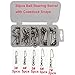 Easy Catch 10, 30 Pack High-Strength Fishing Ball Bearing Swivel with Coastlock Snap, Strong Welded Ring for Saltwater Fishing-18Lb to 350Lb (100% Copper+Stainless Steel) (Size 5+5 (120lb) 30Pack)