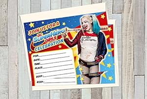 Harley Quinn Invitations 10