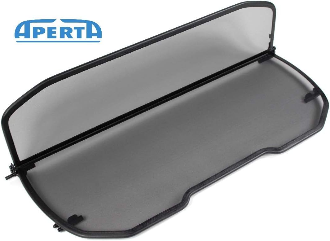 Aperta Wind deflector fits Maserati GranCabrio GranTurismo | Black tailor made windblocker | Draft-stop wind stop Maserati convertible