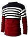 Zongke Mens Casual Striped Slim Fit Pullover Sweater