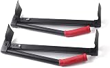 IVhomeshop 2 Pcs Adjustable Brick Tongs D Type Brick Holder 16-29in view 4