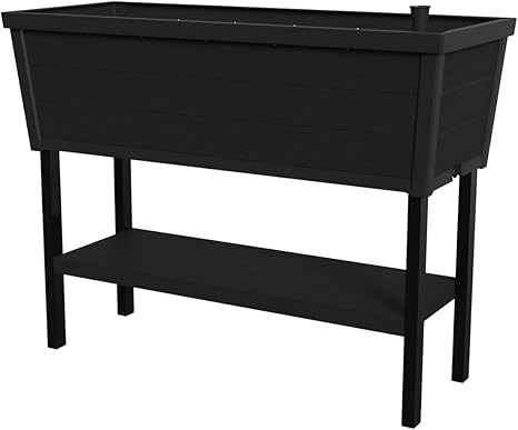 Keter Alfresco Raised Bed Charcoal Amazon Co Uk Garden Outdoors