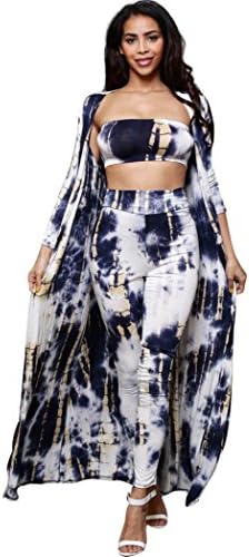2018 New Women Three Piece Set Print Floral High Waist Leggings Sexy Tops + Pants + Kimono