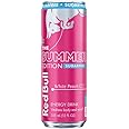Red Bull Sugar-Free White Peach Summer Edition Energy Drink, with 114mg Caffeine plus Taurine & B Vitamins, 12 Fl Oz Can