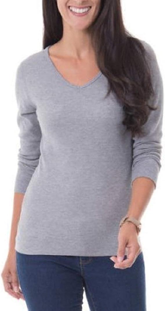 Fruit of the Loom Women's Tag Free Waffle Thermal VNeck Shirt/Top (S