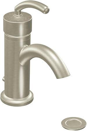 Moen S6500bn Icon Collection Single Handle Bathroom Vessel Sink