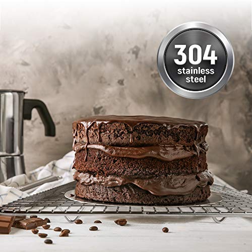 KITCHENATICS Small Quarter Sheet Cooling Rack for Cooking and Baking