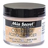 Mia Secret Cover Beige Acrylic Powder 2 Oz by Mia Secret