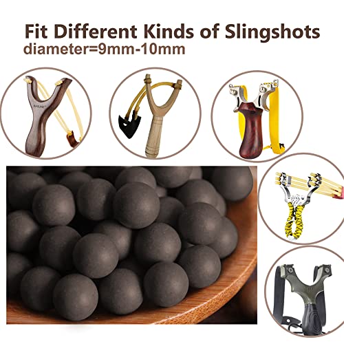 Slingshot Ammo Balls 3000 PCS Biodegradable Clay Balls 3/8 Inch Natural