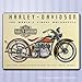 Harley-Davidson 74 Big Twin Tin Metal Sign 12.5 x 17 Inch 2010011