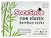 3 Pack Mens Loose Non Binding Wide Top Antibacterial No Sweat Bamboo Dress Socks (7-12 US, Black)