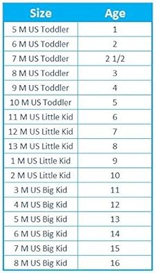 1 m us little kid shoe size