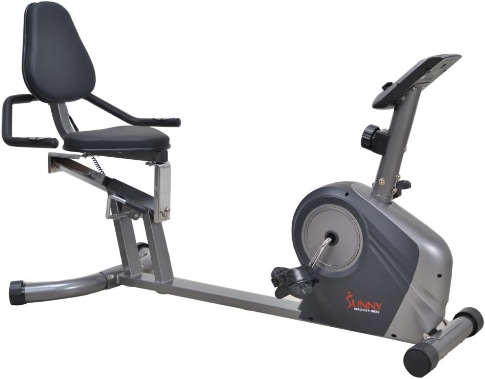 Sunny Health & Fitness SFRB4602 Recumbent Bike Sports