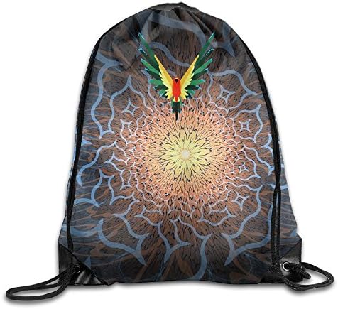 Logan Paul's Parrot Logo Bag, Maverick Design Sport Gym Sack Drawstring Backpack Bag Drawstring Bag