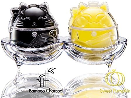 Kitty Ice-Cream Bubble Cleanser (2Set Pumpkin/Charcoal)