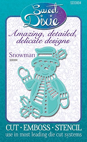 Sweet Dixie Dies Metal Metal Die Snowman