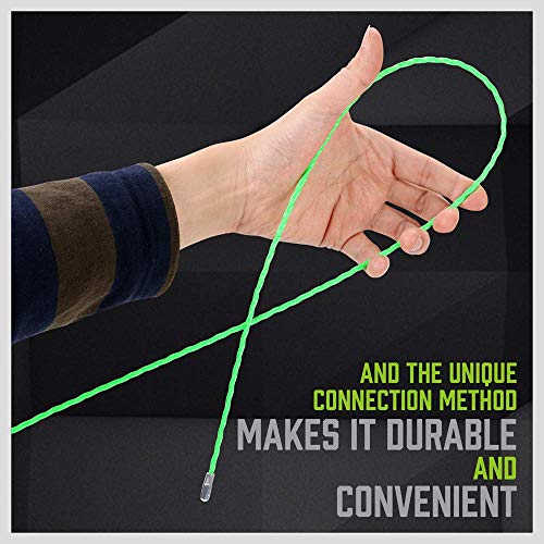 SWANLAKE 40FT Fish Tape Wire Puller Through Wall, Electrical Fish Tape Pull Push Kit - Thumbnail 5