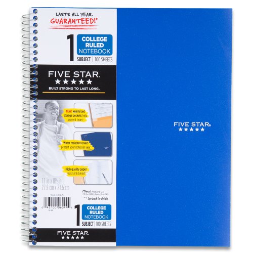 Five Star Spiral Notebook - Image 6