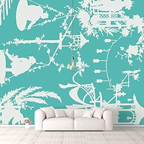 Dazzling Creative Design Quality Artwork Wall Murals for Bedroom Traditional Flower Pattern Removable Wallpaper Peel and Stick Wall Stickers
