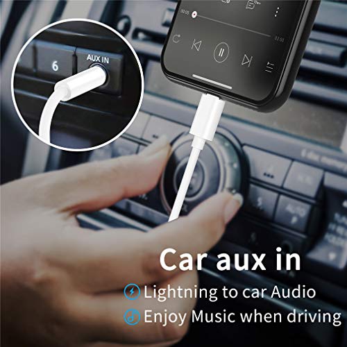 image for turelar Aux Cord for iPhone 3.5mm Compatible with iPhone Xr/Xs MAX /8P