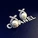 usongs 925 and star big elegant inlaid pearl earrings diamond earrings bride wedding woman with hypoallergenic silver