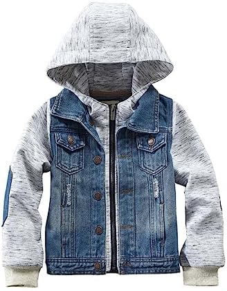 Amazon.com: Banibear Toddler and Baby Boys Hooded Denim Jeans