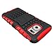K-Xiang Galaxy S7 Case, (Armor Series) TPU Heavy Duty Dual Layer Shockproof Silicone Phone Protective Case Hybrid Kickstand Cover for Samsung Galaxy S7 2016 (Red)