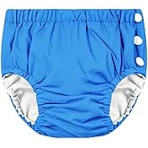 Reusable Swim Diapers for Unisex Baby Toddler Newborn Washable Water Diapers Swimming Blue 100
