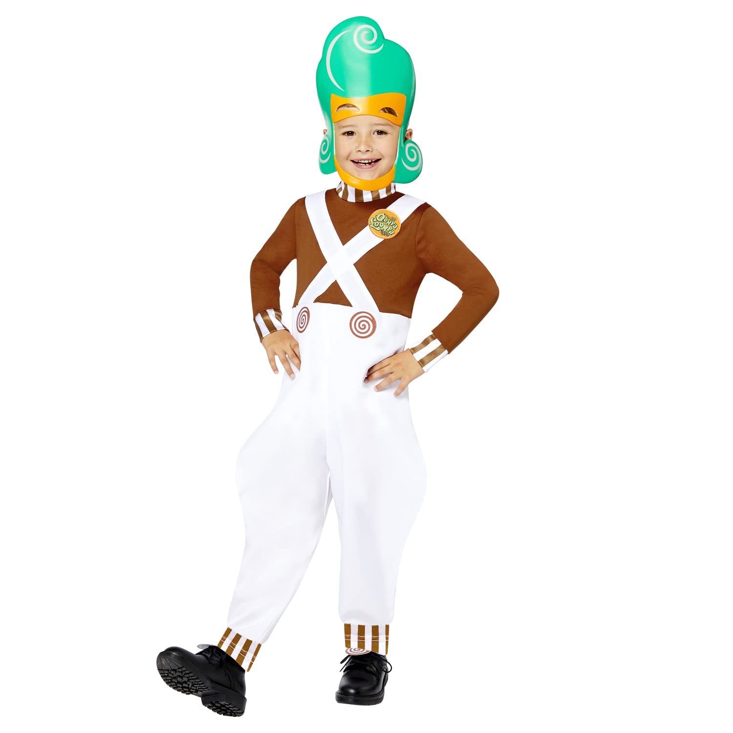 (PKT) (Fix 12/12) (9908994) Child Boys Oompa Loompa Costume (4-6yr) - Willy Wonka