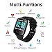 Fitness Tracker Bluetooth Smart Watch with Heart Rate Monitor Call Reminder Activity Trackers Waterproof Step Calorie Counter Pedometer Band Sport Mode for iOS Android Phone Men Women …